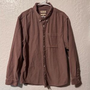 Madewell Women’s Long-Sleeve Corduroy Button-down Shirt
Size XXL